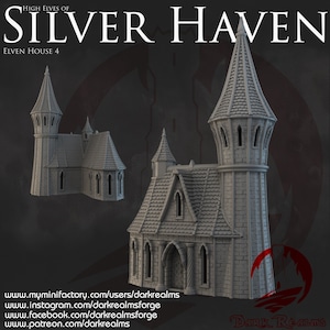 House 4 - Silver Haven - Dark Realms Terrain Wargaming D&D DnD