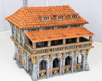 The Warehouse - As Ilhas Perdidas 15 mm 28 mm 32 mm Terreno para jogos de guerra D&D, DnD Piratas