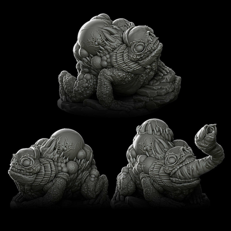 Boilback Toads - Wargaming Miniatures Monster Rocket Pig Games D&D Dnd ...