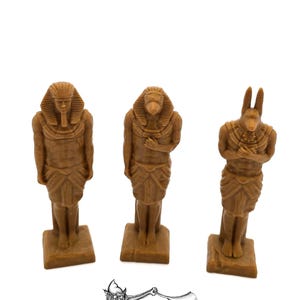 Egyptian Statues - 15mm 28mm 32mm 42mm Empire of Scorching Sands Wargaming Terrain D&D, DnD