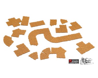 Pathways - Hagglethorn Hollow Printable Scenery 15mm 20mm 28mm 32mm 40mm Terrain D&D DnD