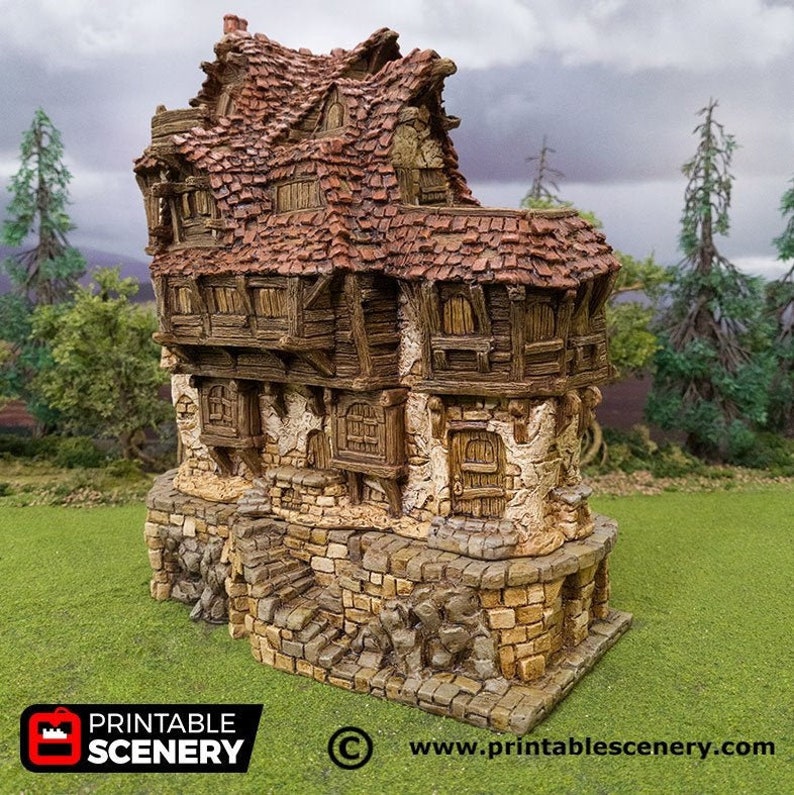 Hagglethorn Tavern Hagglethorn Hollow Printable Scenery 15mm - Etsy