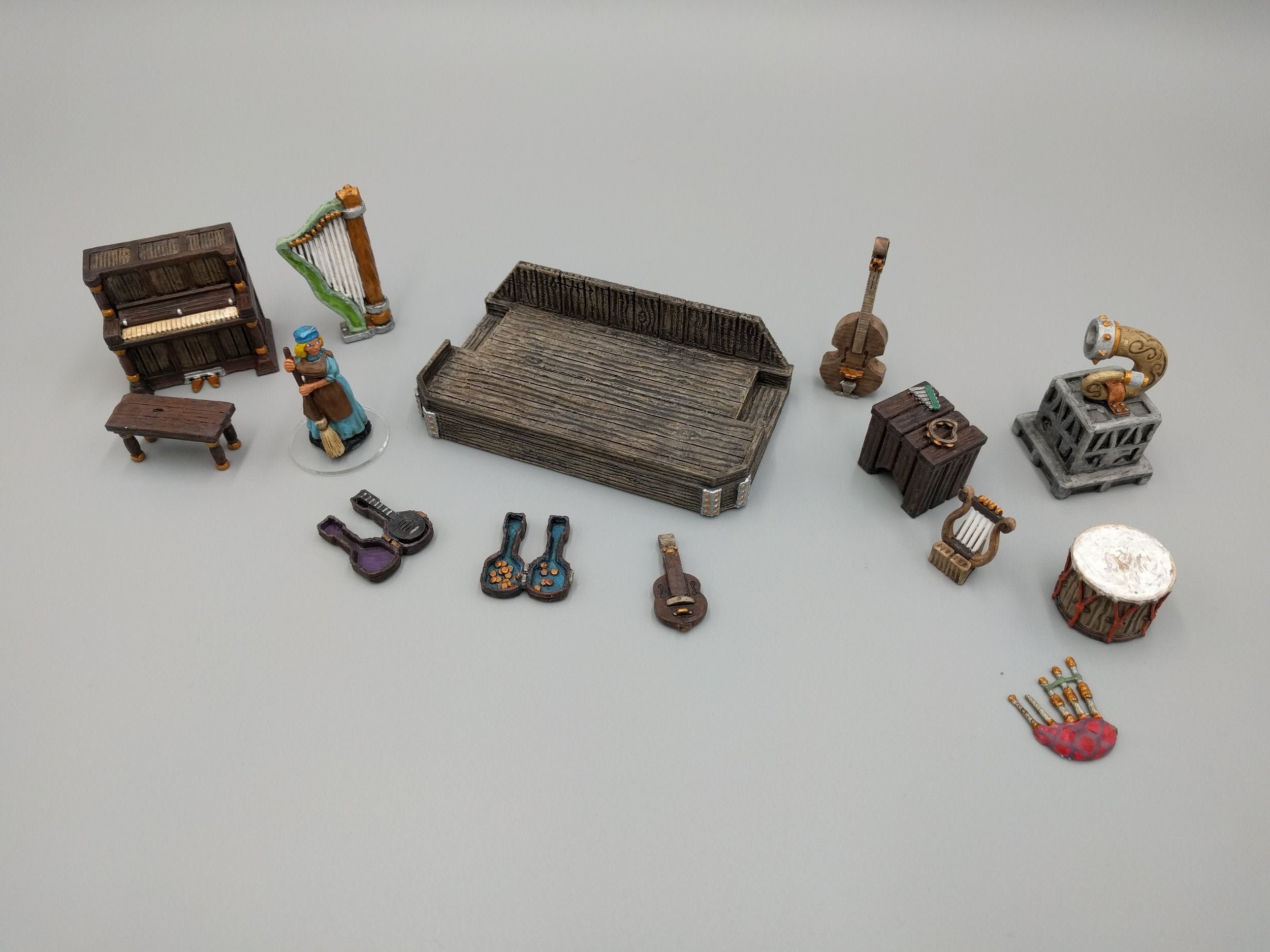 Music and Sound - Musical Instruments Set - 28mm 32mm Hero's Hoard ...