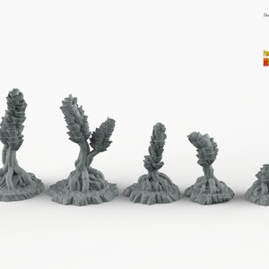 Outer World Mangrove - Print Your Monsters Fantastic Plants and Rocks Resin Terrain Wargaming D&D DnD Pathfinder
