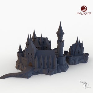 Dracul Castle Complete - 15mm 28mm 32mm Dark Realms Medieval Scenery Wargaming Terrain Scatter D&D DnD Pathfinder
