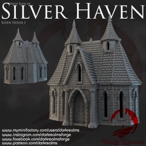 House 1 - Silver Haven - Dark Realms Terrain Wargaming D&D DnD
