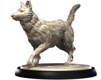 German Shepherd - Dogs Vol 1 - 3D IP Studios - Terrain Wargaming D&D DnD 28mm 32mm 40mm 54mm 75mm 100mm 125mm