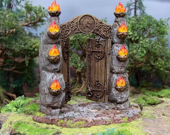 Wandering Woods Gate - Hagglethorn Hollow - Printable Scenery Terrain Wargaming D&D DnD