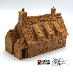 Country Manor - King and Country - Printable Scenery Terrain Wargaming D&D DnD 10mm 15mm 20mm 25mm 28mm 32mm 40mm 54mm Painted options