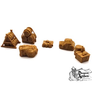 Cargo Set 15mm 28mm 32mm Depths of the Savage Atoll Wargaming Tabletop Scatter Miniatures Terrain D&D, DnD