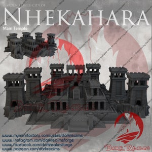 Nhekahara Main Temple - Nhekahara - Dark Realms Terrain Wargaming D&D DnD
