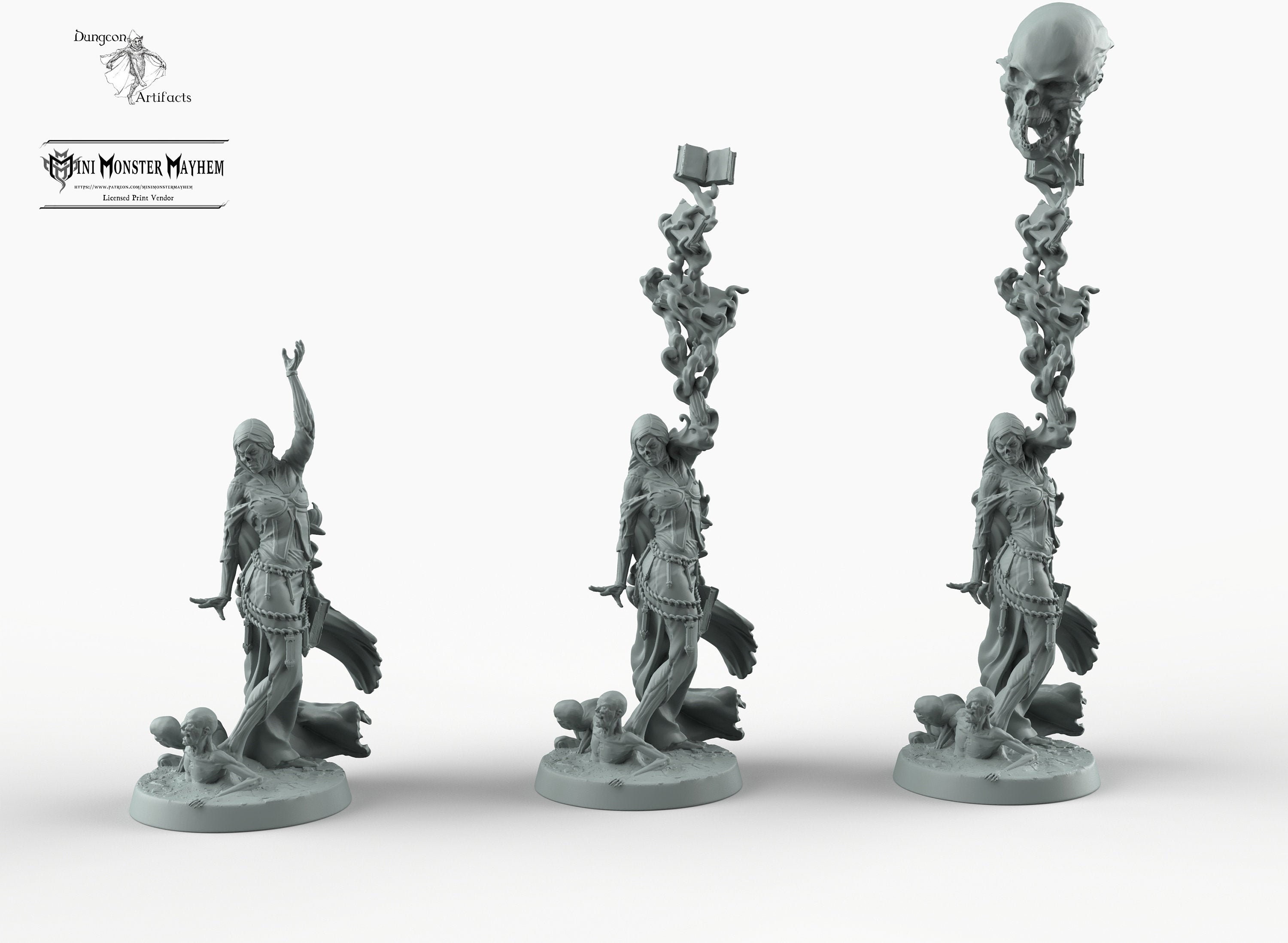 Miniature Momie Pharaon Lich – Pour RPG D&D 5E, Pathfinder, Warhammer