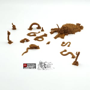 Kraken Monster - The Lost Islands - Printable Scenery Wargaming Terrain D&D, DnD Pirates