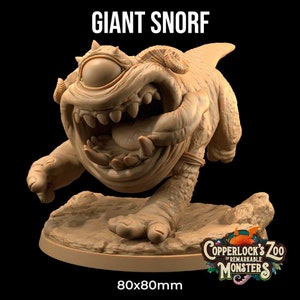 Giant Snorf - Copperlock&#39;s Zoo - Dragon Trapper&#39;s Lodge Wargaming D&D DnD