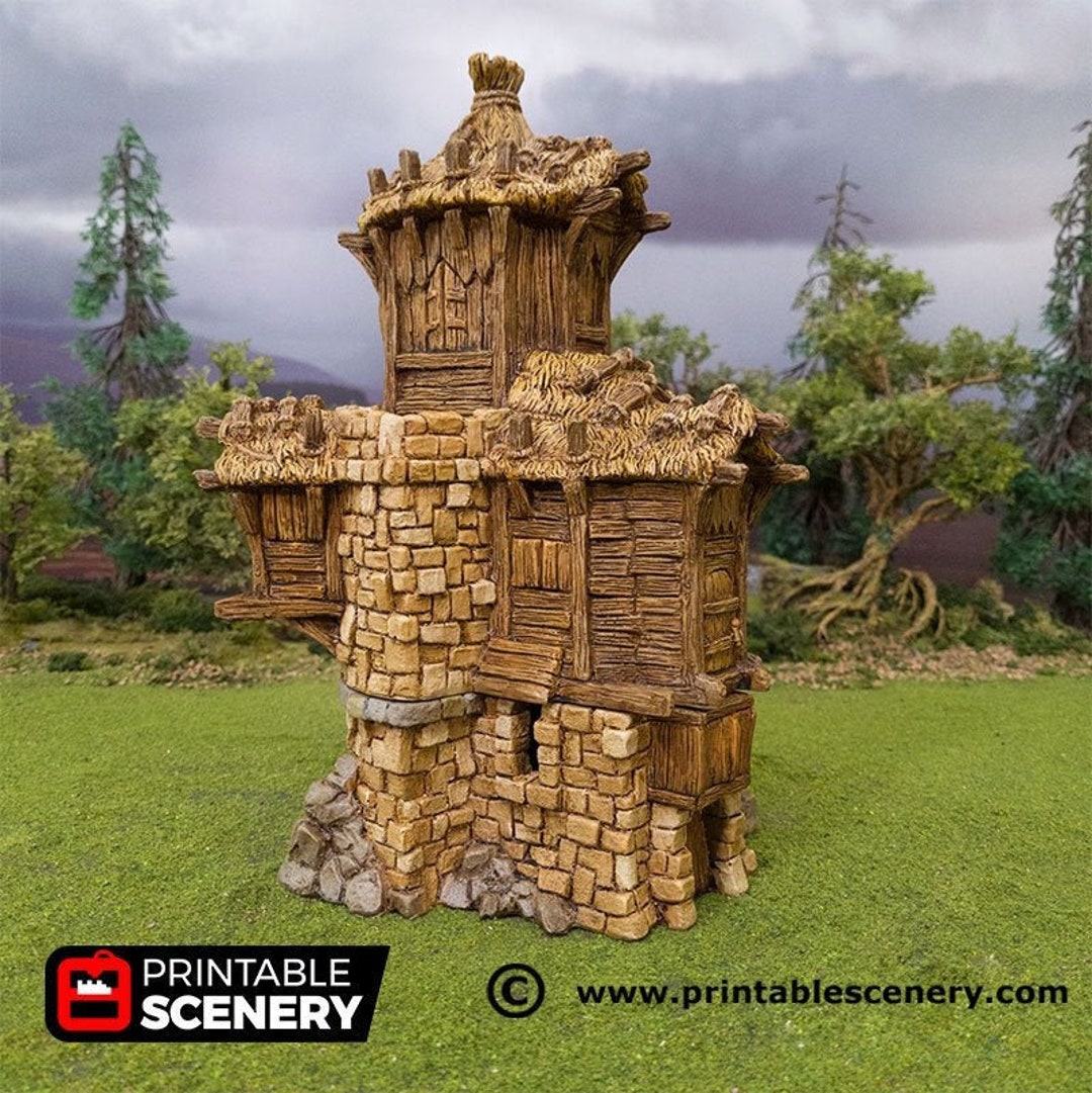 Hagglethorn Barracks - Hagglethorn Hollow Printable Scenery 15mm 20mm ...