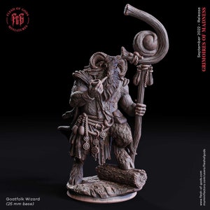 Goatfolk Wizard - Grimoires of Madness - Flesh of Gods - Wargaming d&d dnd