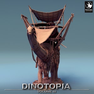 Diplodocus Caravan - Dinotopia - Rescale Miniatures - Wargaming D&D DnD