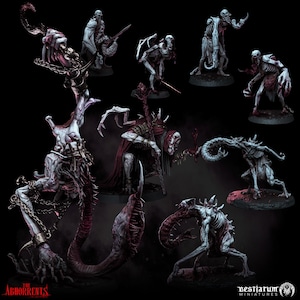 Abhorrent Vampires - Bundle 1 | The Abhorrents | Bestiarum | Miniatures D&D Wargaming DnD