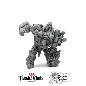 Lava Golem - Transmutation of Reality - Flesh of Gods Wargaming D&D DnD