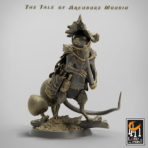Mouse Archer D - The Tale of Archduke Mousin - Lord of the Print - Wargaming D&D DnD