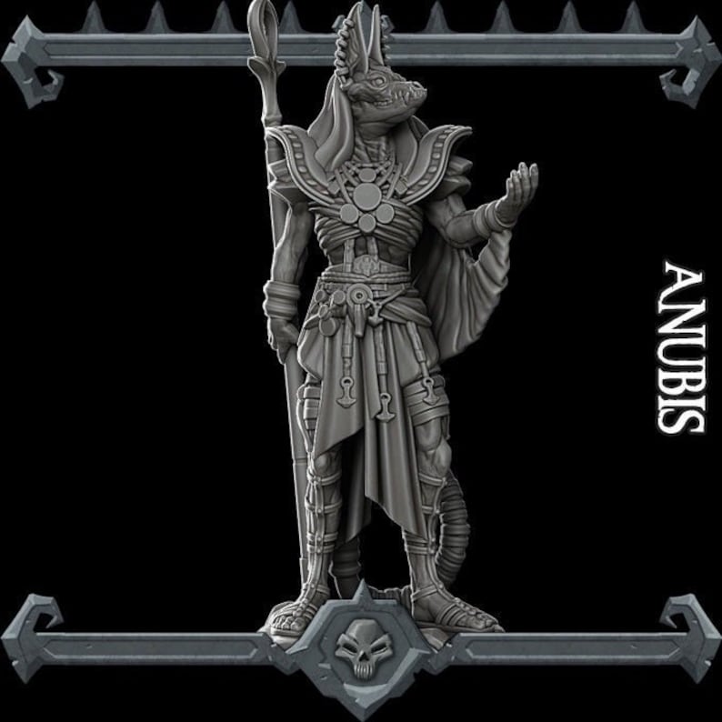 Anubis - Wargaming Miniatures Monster Rocket Pig Games - Etsy