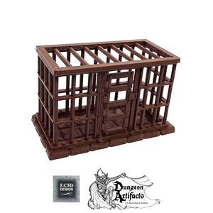 Jail Cell - 28mm 32mm Hero&#39;s Hoard Wargaming Terrain D&D, DnD