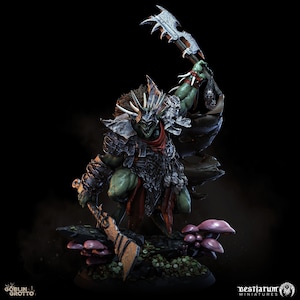 Goblin King | Goblin Grotto | Bestiarum | Miniatures D&D Wargaming DnD