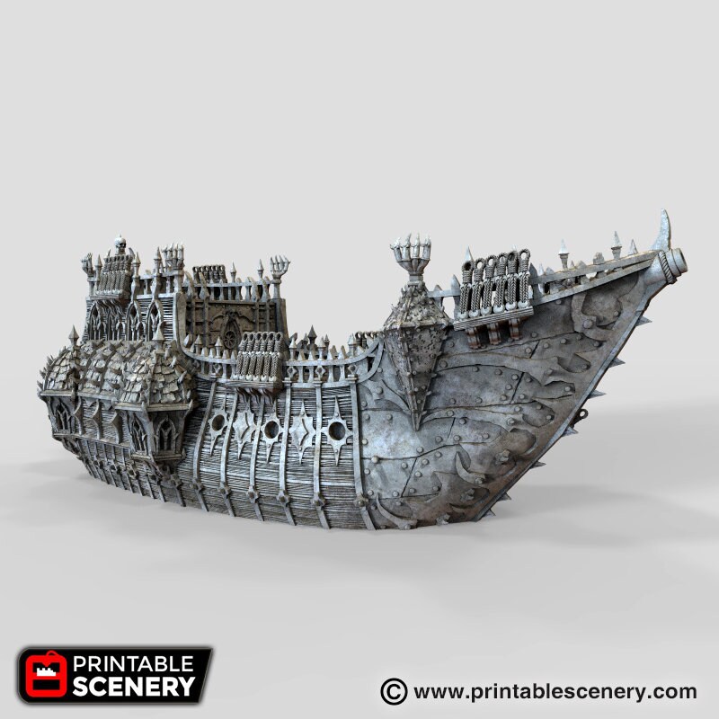 The Lost Islands - the Black Ship - 28mm Wargaming Terrain