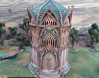 Library of Ithillia - Dwarves, Elves and Demons - 15mm 28mm 32mm Wargaming Terrain