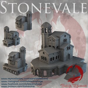 Villa 1 - Stonevale - Dark Realms Terrain Wargaming D&D DnD