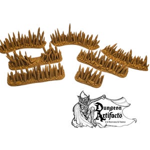 Spiked Fences Set - Asgard Rising Miniatures - Wargaming D&D DnD