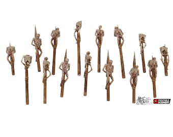 Aufgespießte Skelette - 28 mm 32 mm 40 mm Druckbare Landschaft Shadowfey Wilds Terrain Wargaming D&D DnD