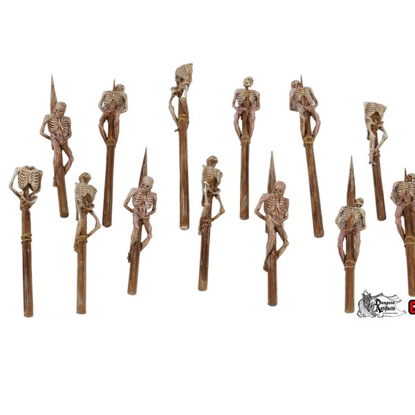 Spetsade skelett - 28 mm 32 mm 40 mm Utskrivbart landskap Shadowfey Wilds Terräng Krigsspel D&D DnD