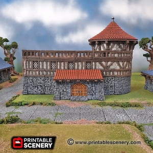 Clorehaven Library - 28mm 32mm Goblin Grotto Wargaming Terrain