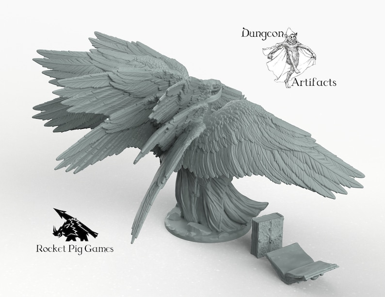 Angel of Death Wargaming Miniatures Monster Rocket Pig Games D&D DnD Pathfinder Cherubim image 6