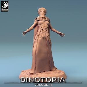 Tower Woman - Dinotopia - Rescale Miniatures - Wargaming D&D DnD