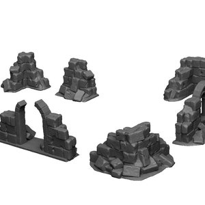 Dark Realms - Arkenfel - Bridge 2 Fantasy Tabletop Terreno Della Terra Di Mezzo - Italia - Foto 9