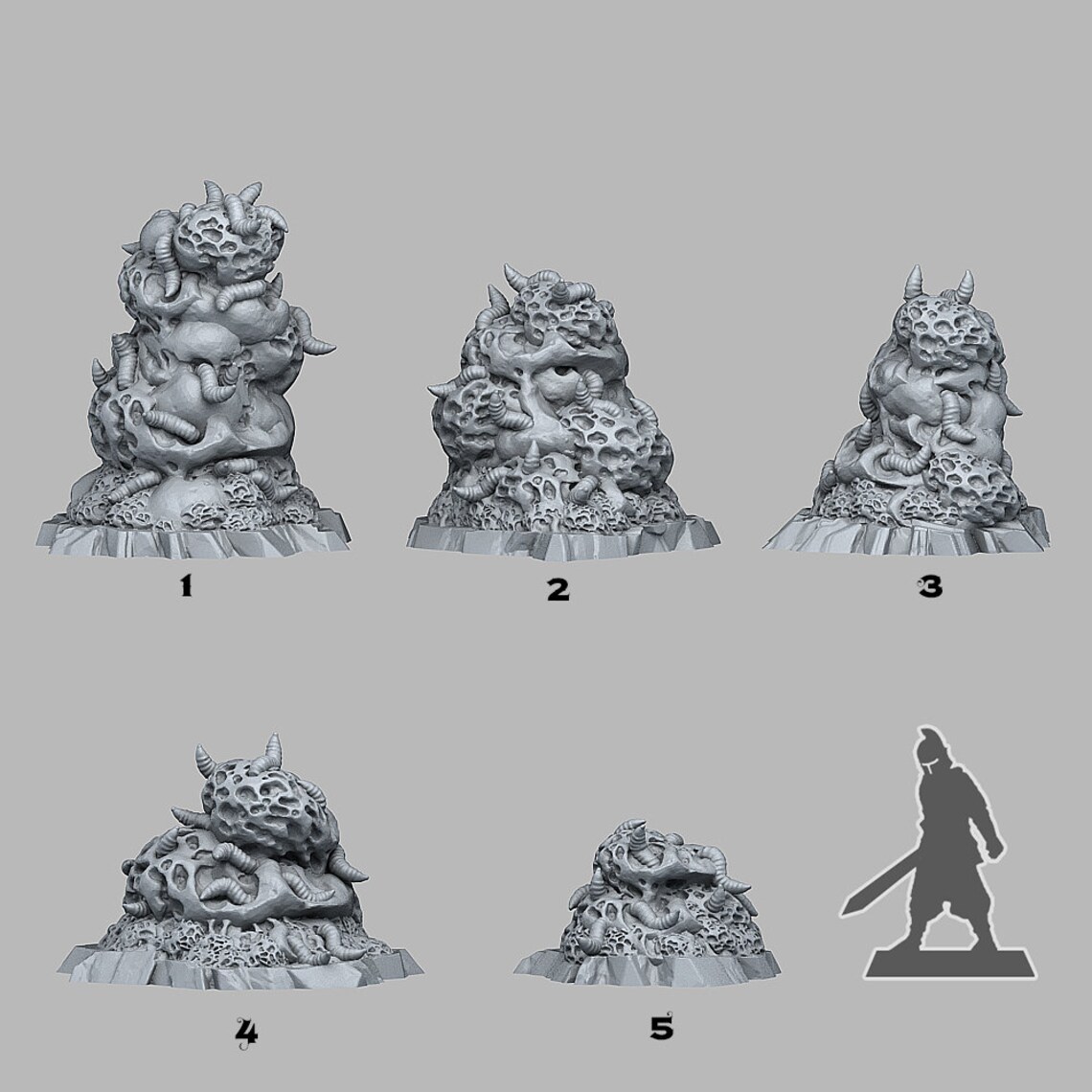 Plague Rocks - Print Your Monsters - Wargaming D&D Dnd - Etsy