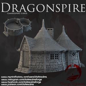 Gamekeepers Lodge - Dragonspire - Dark Realms Terrain Wargaming D&D DnD