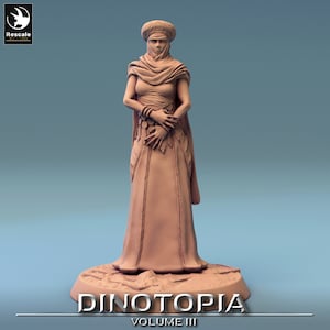 Look Woman - Dinotopia - Rescale Miniatures - Wargaming D&D DnD