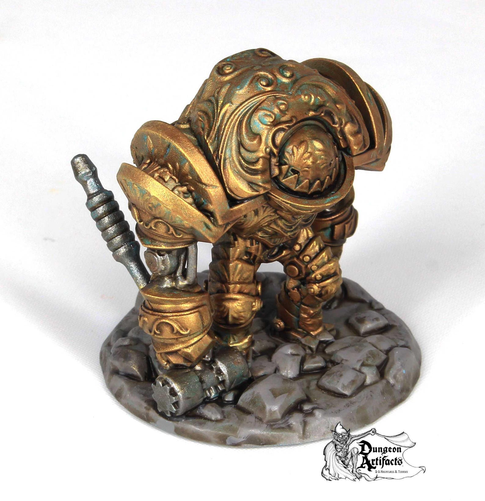 Clockwork Brute - Wargaming Miniatures Monster Rocket Pig Games D&D ...