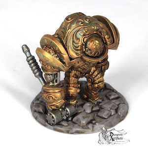 Clockwork Brute - Wargaming Miniatures Monster Rocket Pig Games D&D, DnD