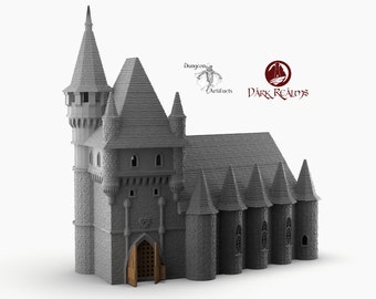 Dracul Gatehouse - 15mm 28mm 32mm Dracula Dark Realms Medieval Scenery Mansion Wargaming Terrain Scatter D&D DnD Pathfinder