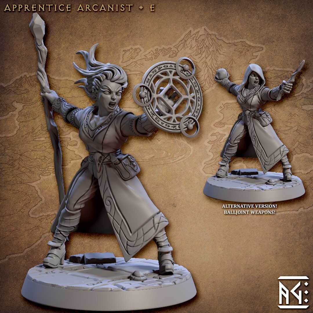 Apprentice Arcanist E Arcanist Guild Artisan Guild Minis Wargaming D&D ...