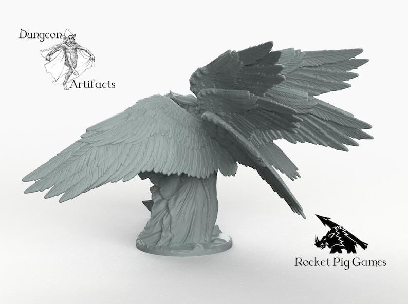 Angel of Death Wargaming Miniatures Monster Rocket Pig Games D&D DnD Pathfinder Cherubim image 4