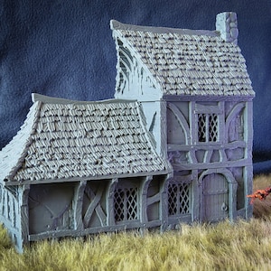 Small House - 15mm 28mm 32mm City of Tarok Wargaming Terrain Scatter D&D DnD Pathfinder