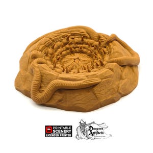 Sand Worm Maw - Rampage Gothic - Printable Scenery, Sarlacc Wargaming Terrain Sarlac D&D, DnD