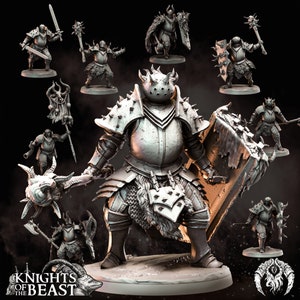 Beastsworn Ravagers | Knights of the Beast | Bestiarum | Miniatures D&D Wargaming DnD