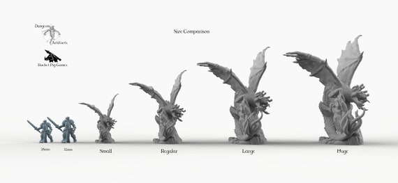 Beholder Dragon - Overseer Wargaming Miniatures Monster Rocket Pig