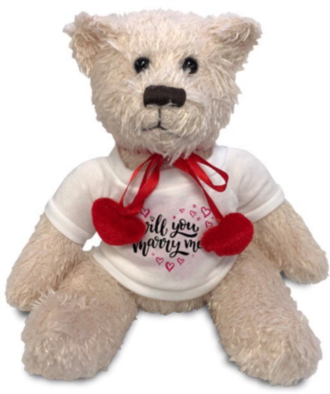 Cream Teddy Bear Personalised Gift | Etsy